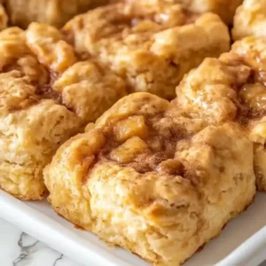 Sweet potato butter swim biscuits, golden brown with cinnamon, on marble.