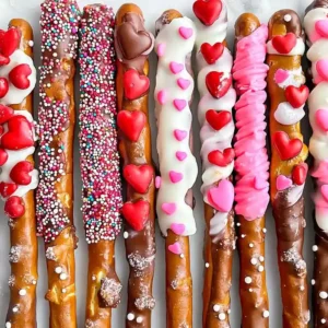 Chocolate Covered Pretzel Rods