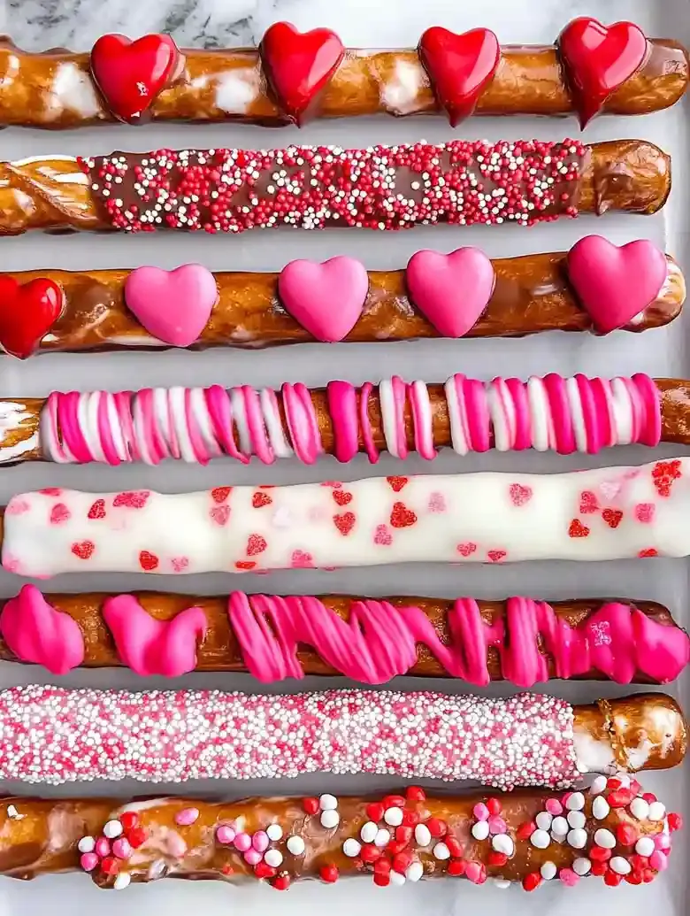 Chocolate Covered Pretzel Rods