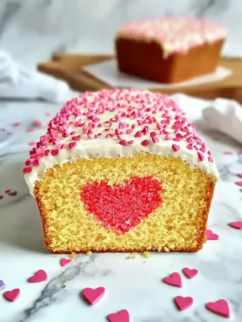 Hidden Heart Valentines Cake