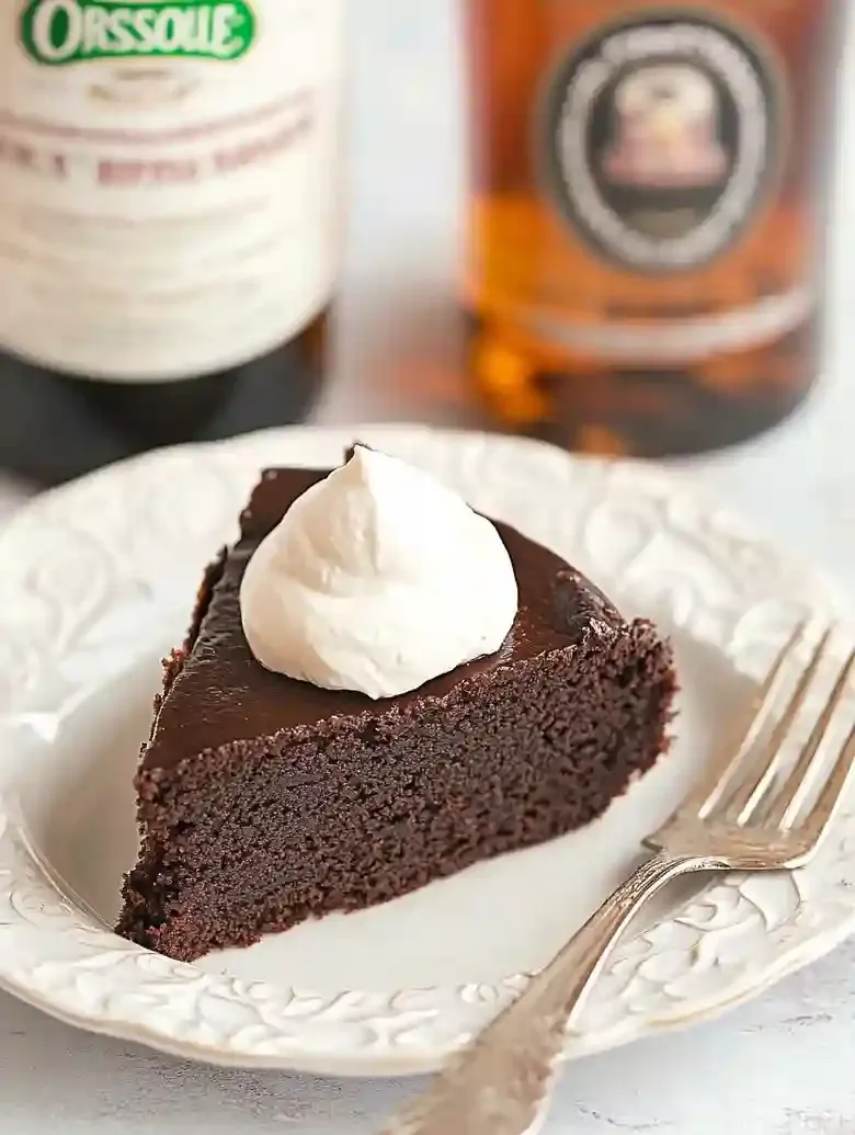 Irish Chocolate Whiskey Cake