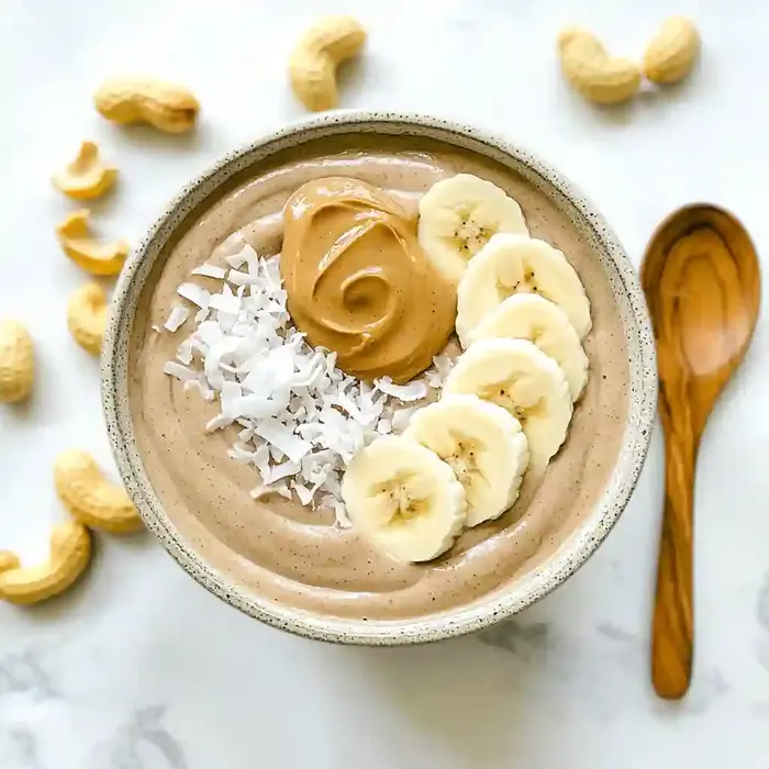 Peanut Butter Banana Smoothie Bowl