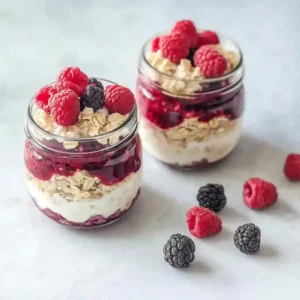 Raspberry Overnight Oats Recipe