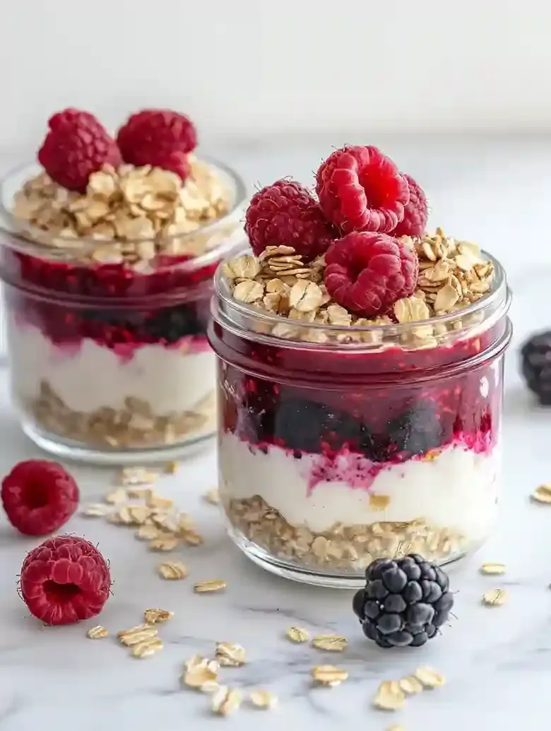 Raspberry Overnight Oats Recipe