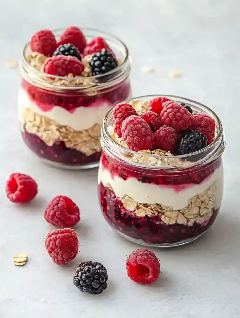 Raspberry Overnight Oats Recipe