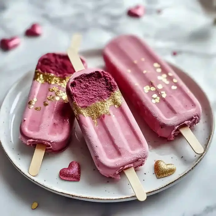 Red Velvet Cakesicles for Valentines Day
