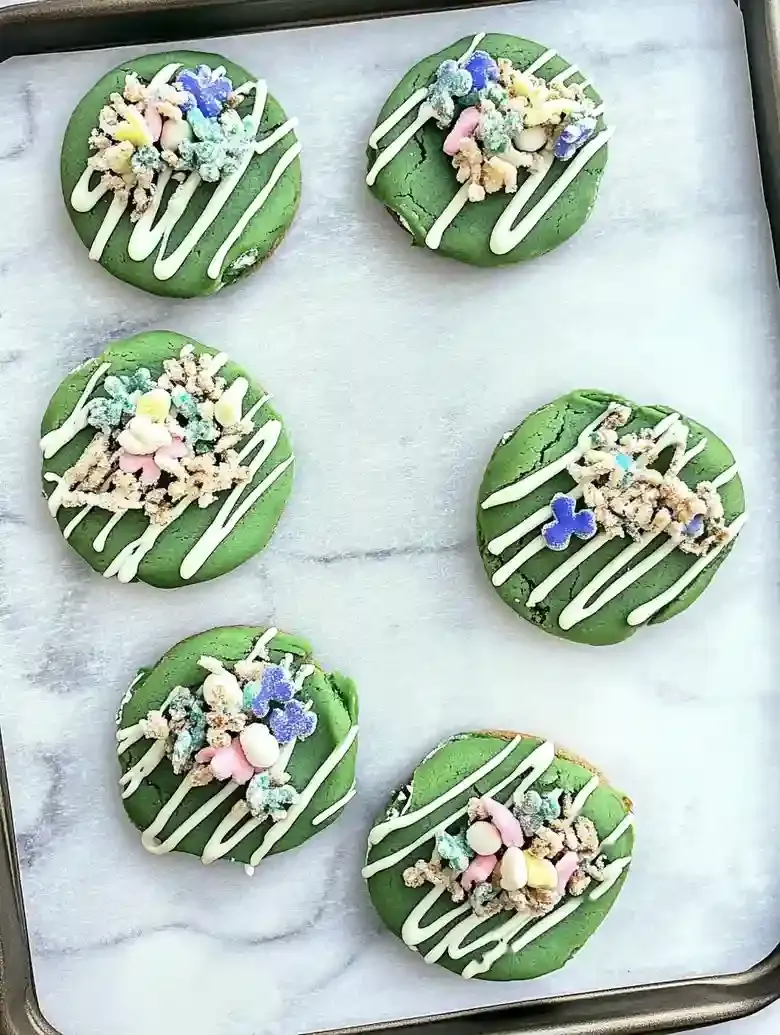 St. Patrick's Day Lucky Charm Cookies
