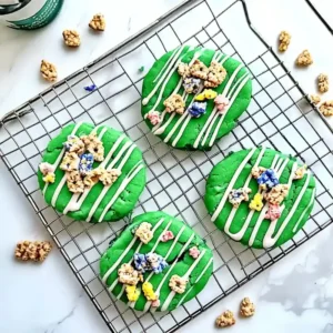St. Patrick's Day Lucky Charm Cookies