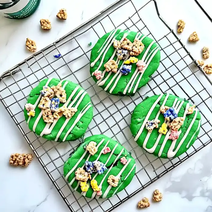 St. Patrick's Day Lucky Charm Cookies