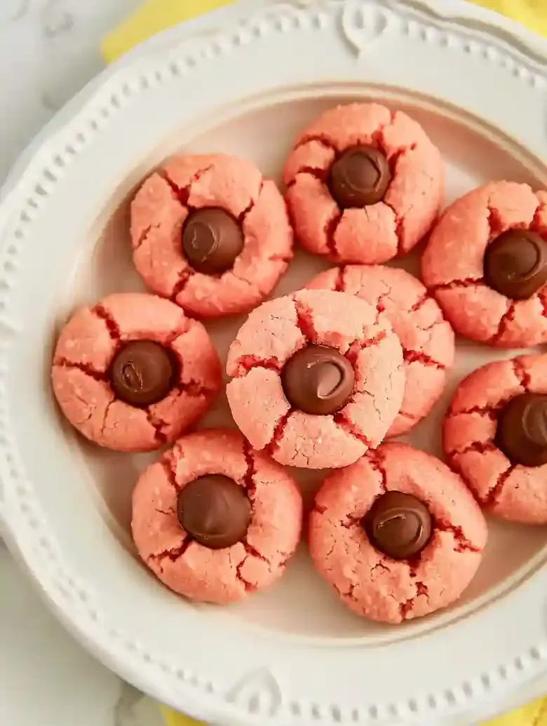 Strawberry Kiss Cookies