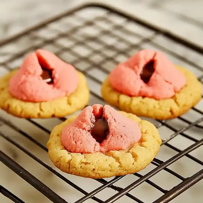 Strawberry Kiss Cookies