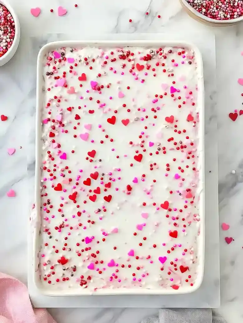 Valentine's Day Poke Cake