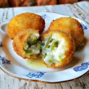 Asparagus Arancini with Taleggio Cheese