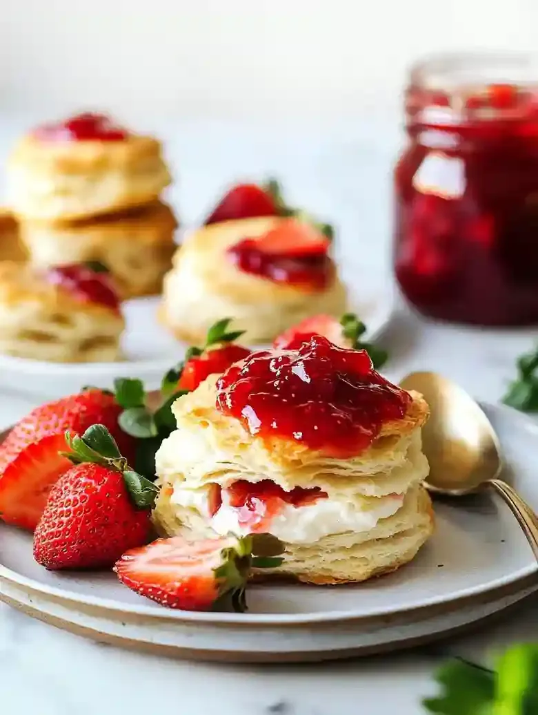 buttermilk biscuits with honey bourbon jam