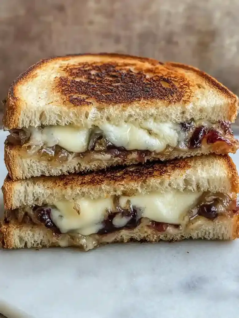 Caramelized Onion Grilled Cheese Sandwich Recipe