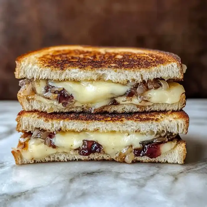 Caramelized Onion Grilled Cheese Sandwich Recipe