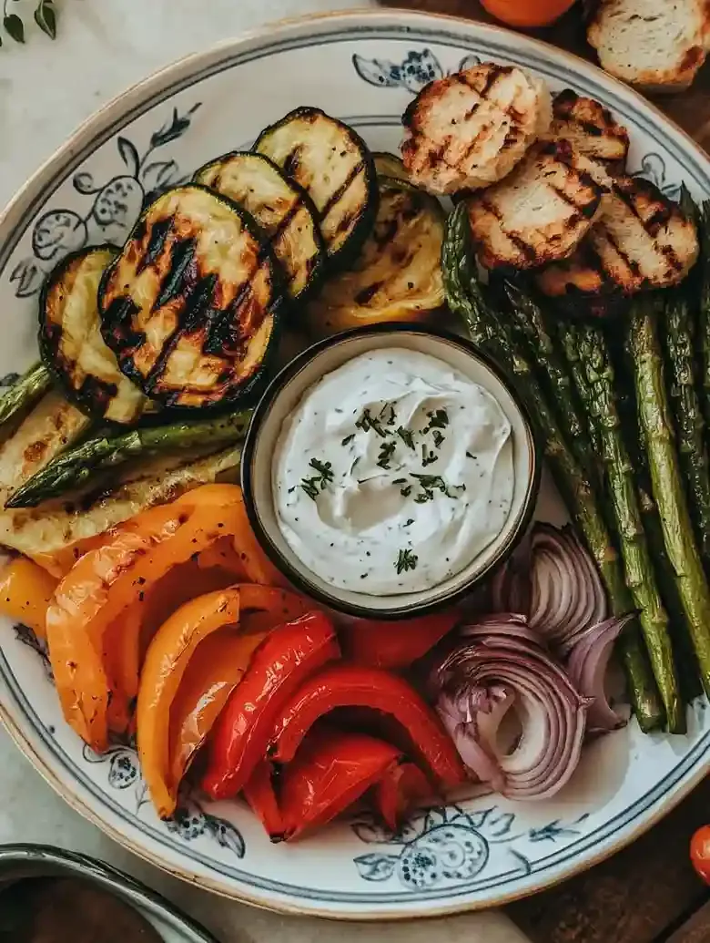 Charred Scallion Dip with Feta Recipe