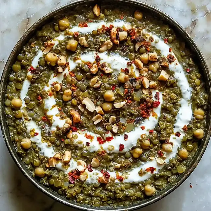 Chickpea Lentil Quinoa Spinach Stew