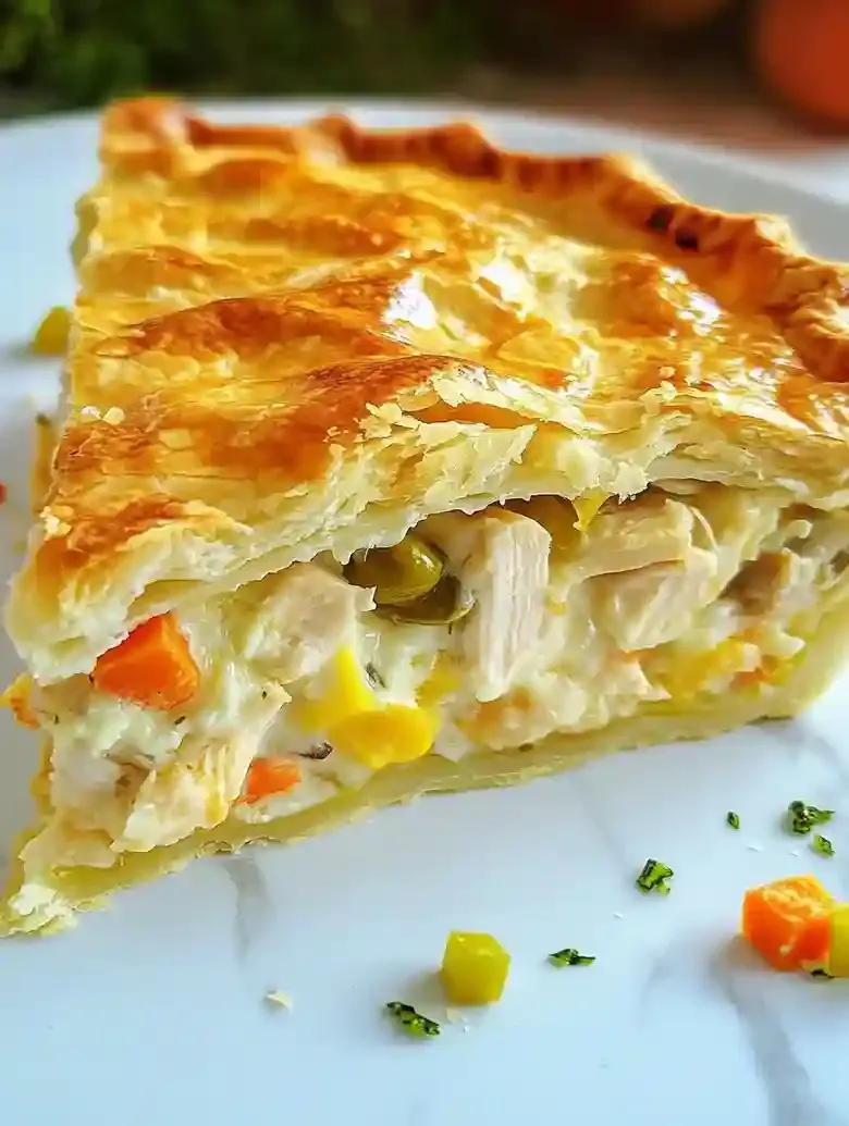 Creamy Greek Chicken Pie