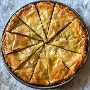 Creamy Greek Chicken Pie