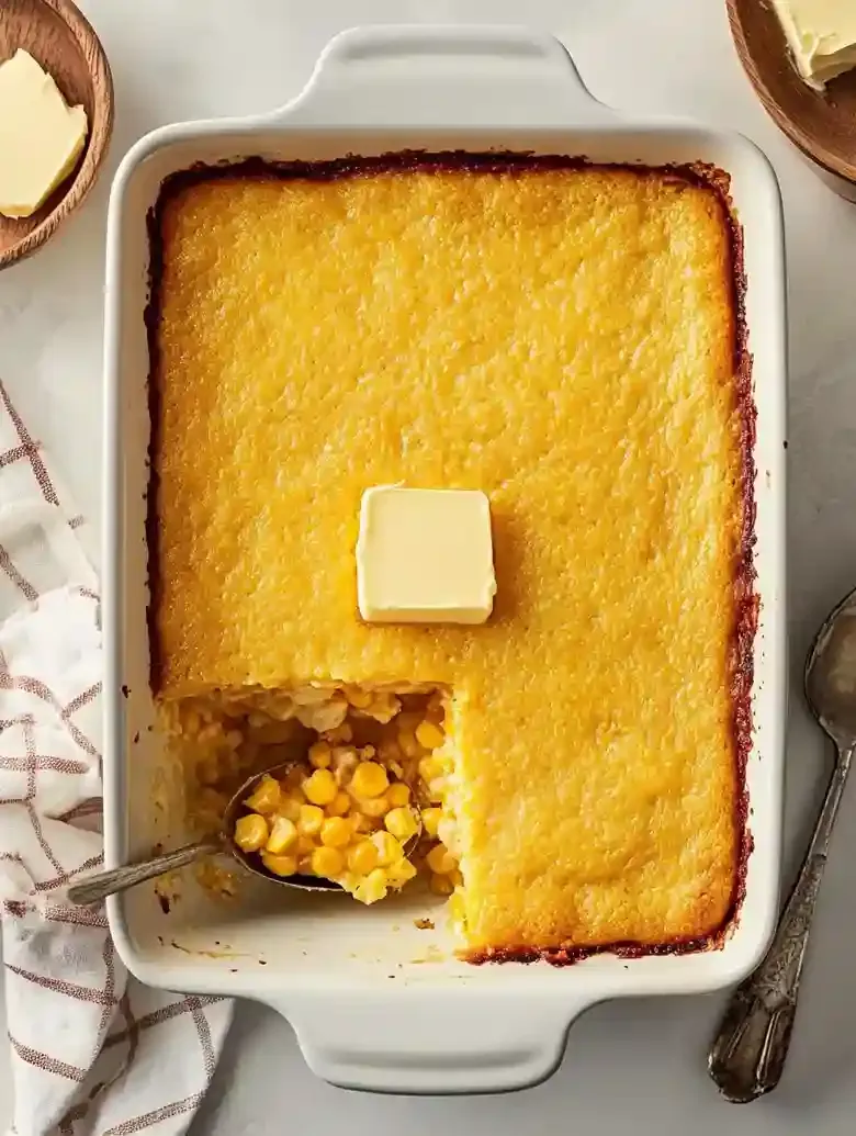 Creamy Greek Yogurt Corn Casserole