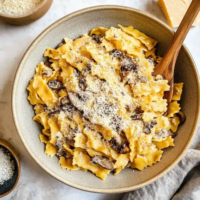 Creamy Miso Mushroom Pasta Recipe