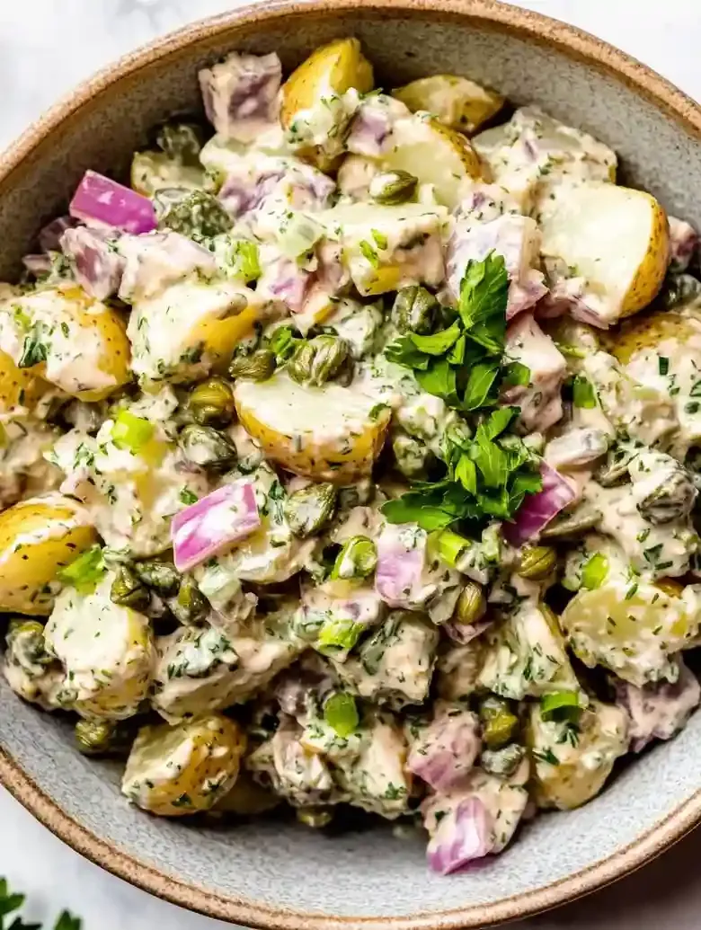Creamy Potato Salad with Capers