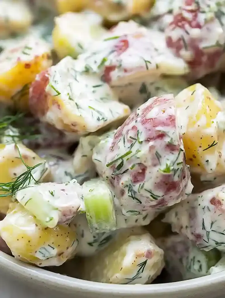 Creamy Potato Salad with Herbs