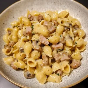 Creamy Sausage and Mushroom Pasta Dish