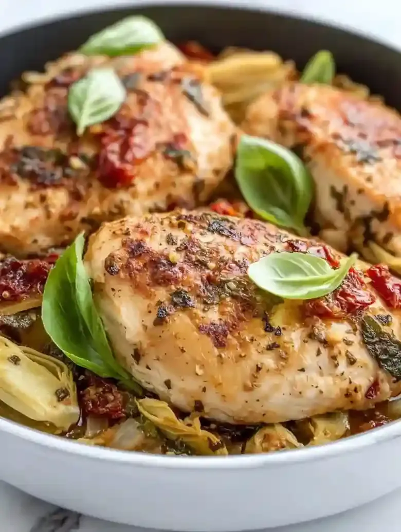Creamy Tuscan Chicken with Spinach and Tomatoes