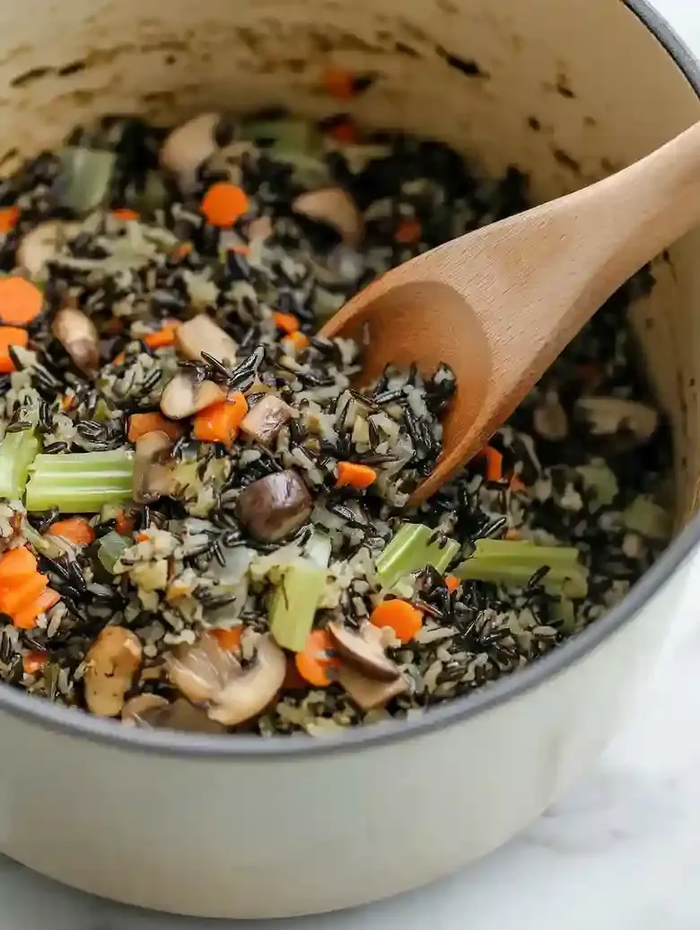 Creamy Wild Rice Mushroom Soup