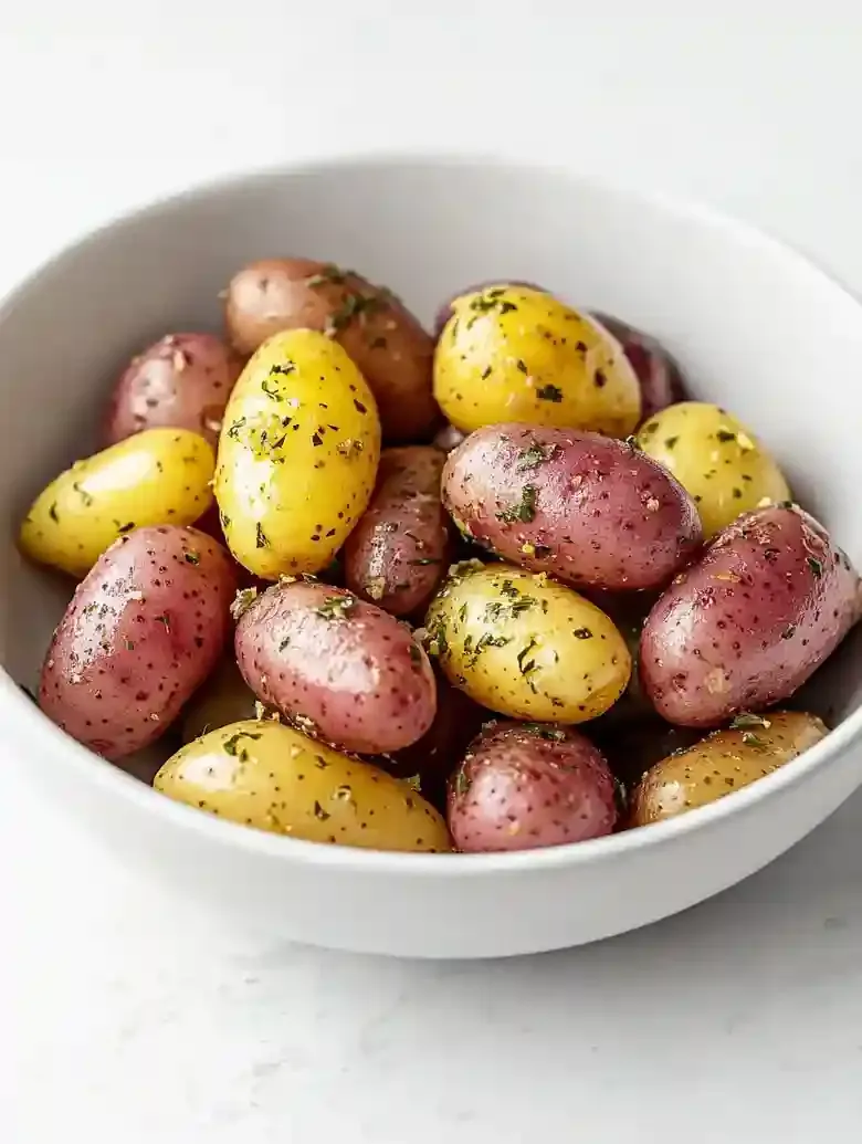 Crispy Smashed Fingerling Potatoes with Aioli