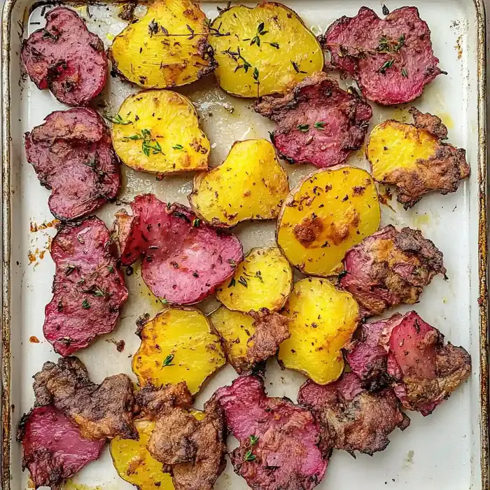 Crispy Smashed Fingerling Potatoes with Aioli