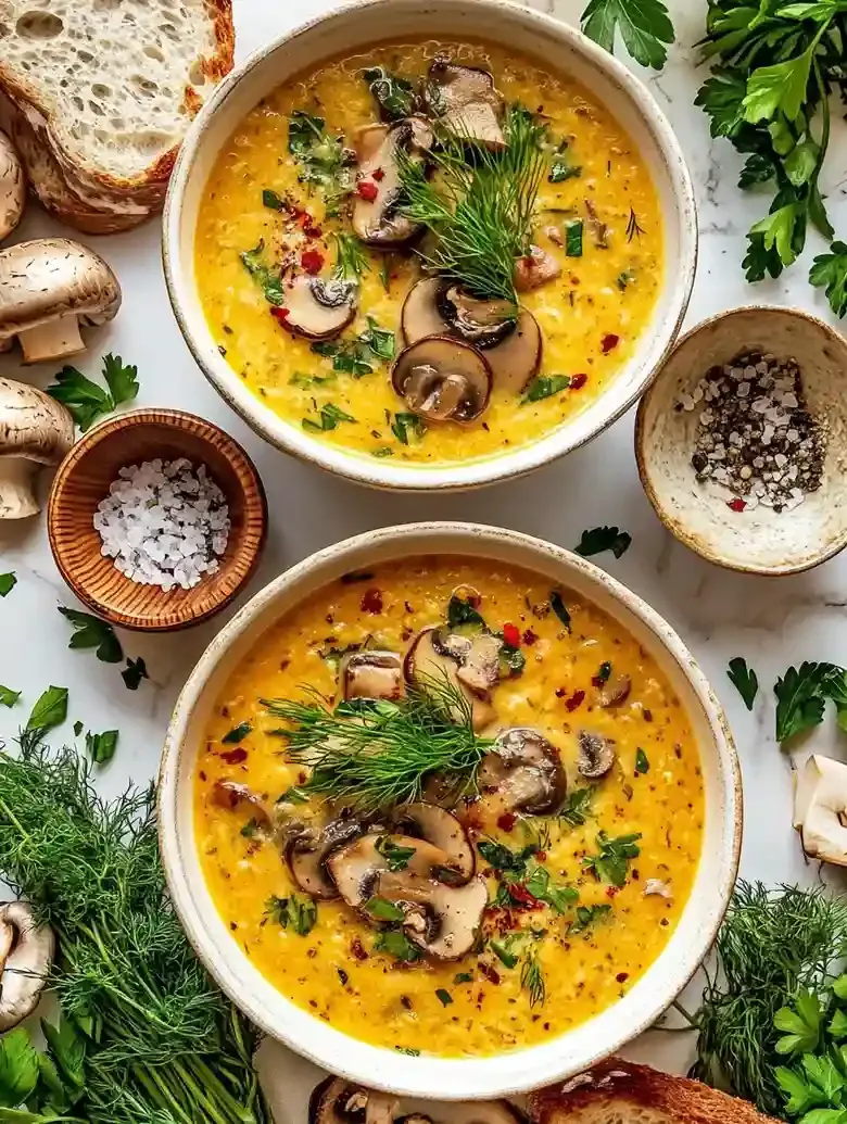 Delicious Hungarian Mushroom Soup Recipe