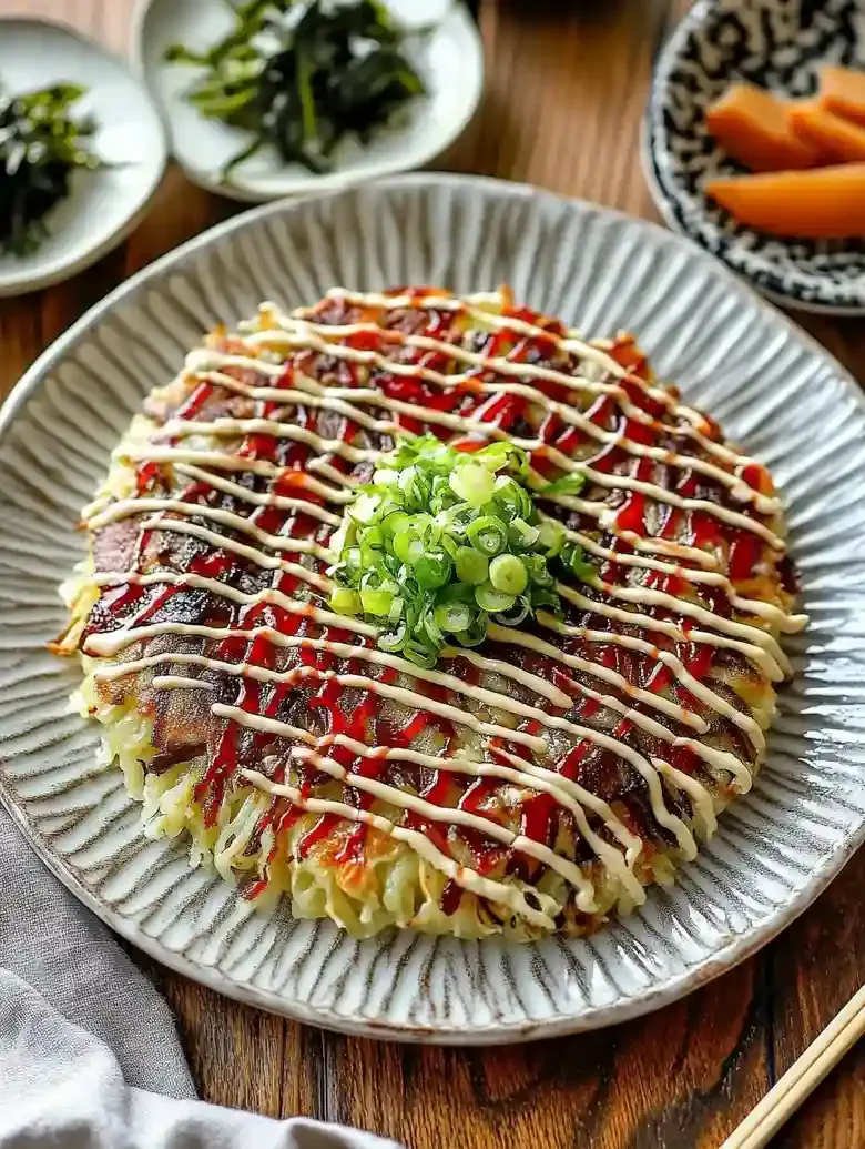 Delicious Okonomiyaki Pancake Recipe