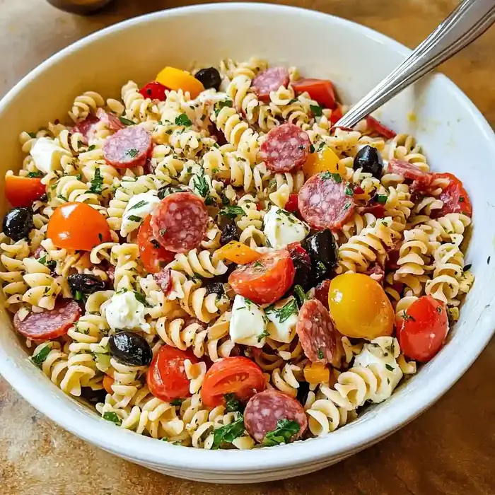 Delicious Salami Pasta Salad Recipe