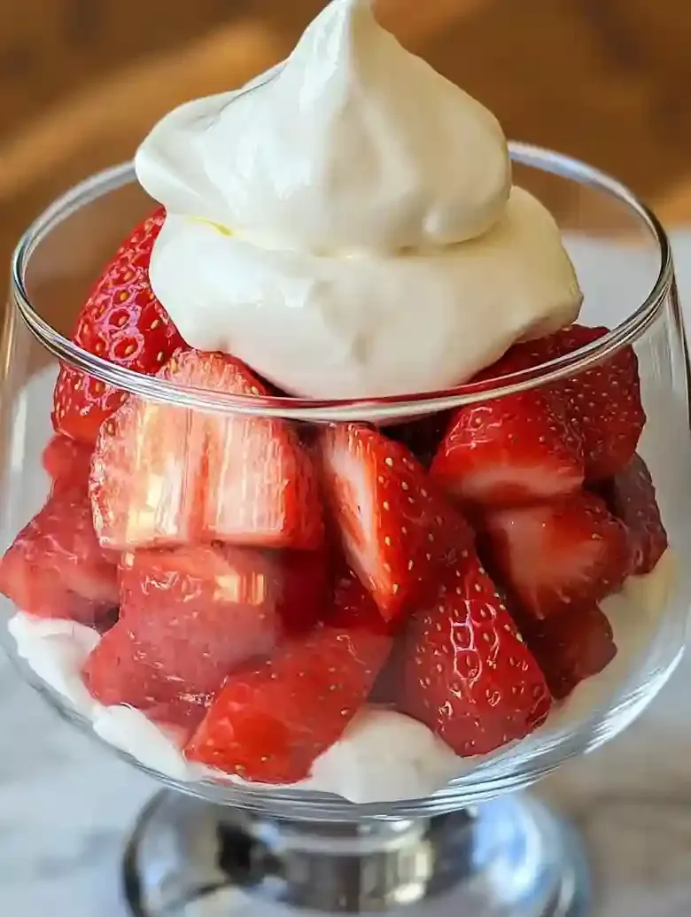 Delicious Strawberries Romanoff Dessert Recipe