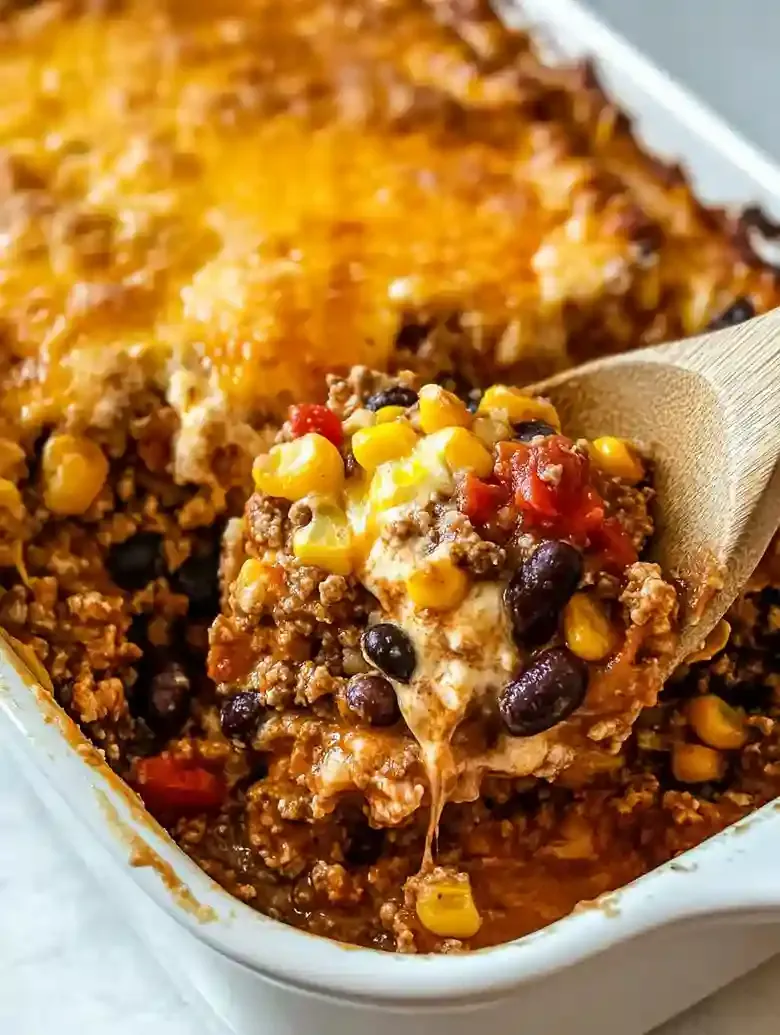 Easy Cowboy Casserole with Tater Tots