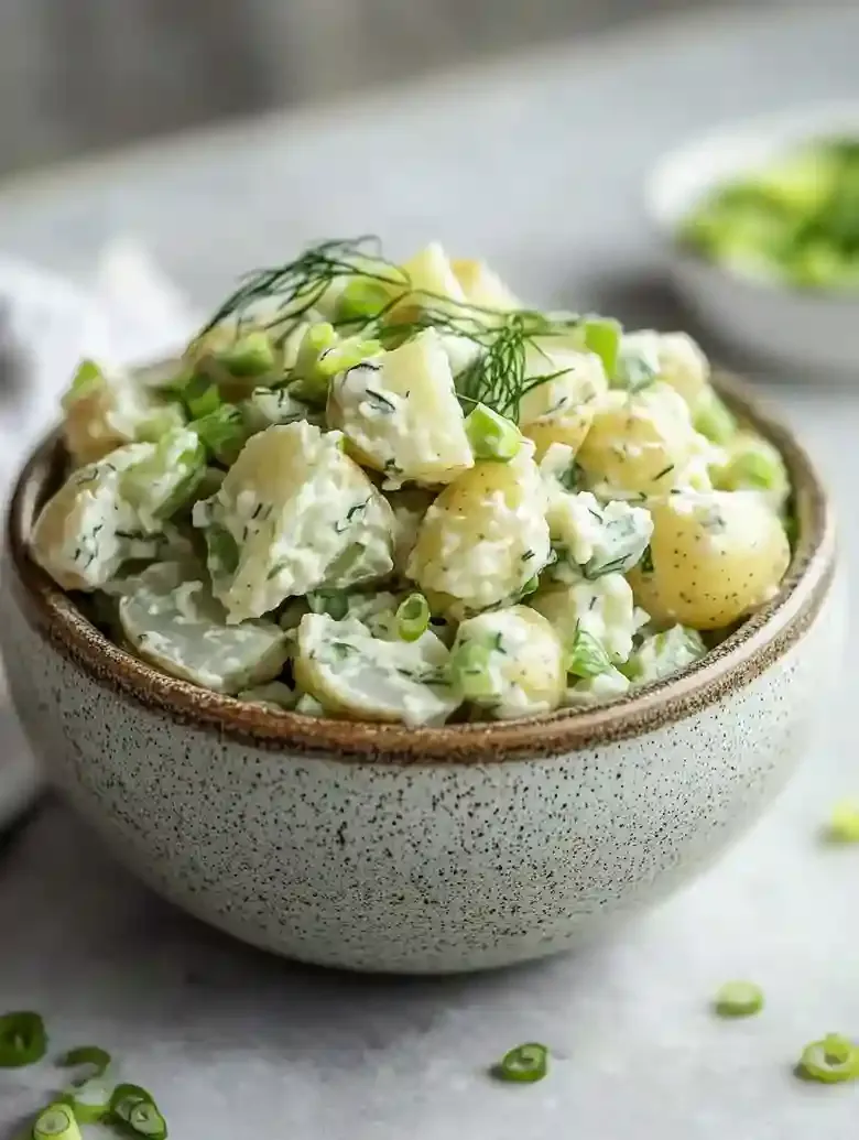 Easy Potato Salad with Spring Onion Recipes