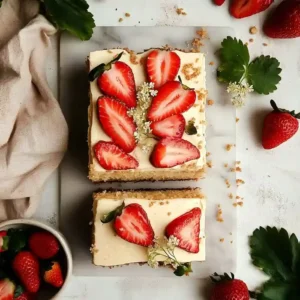 Elderflower Strawberry Cake With Creamy Frosting