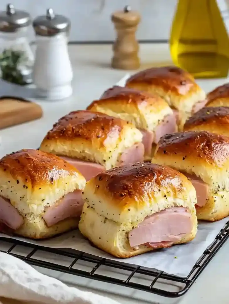 Hot Ham and Cheese Sliders