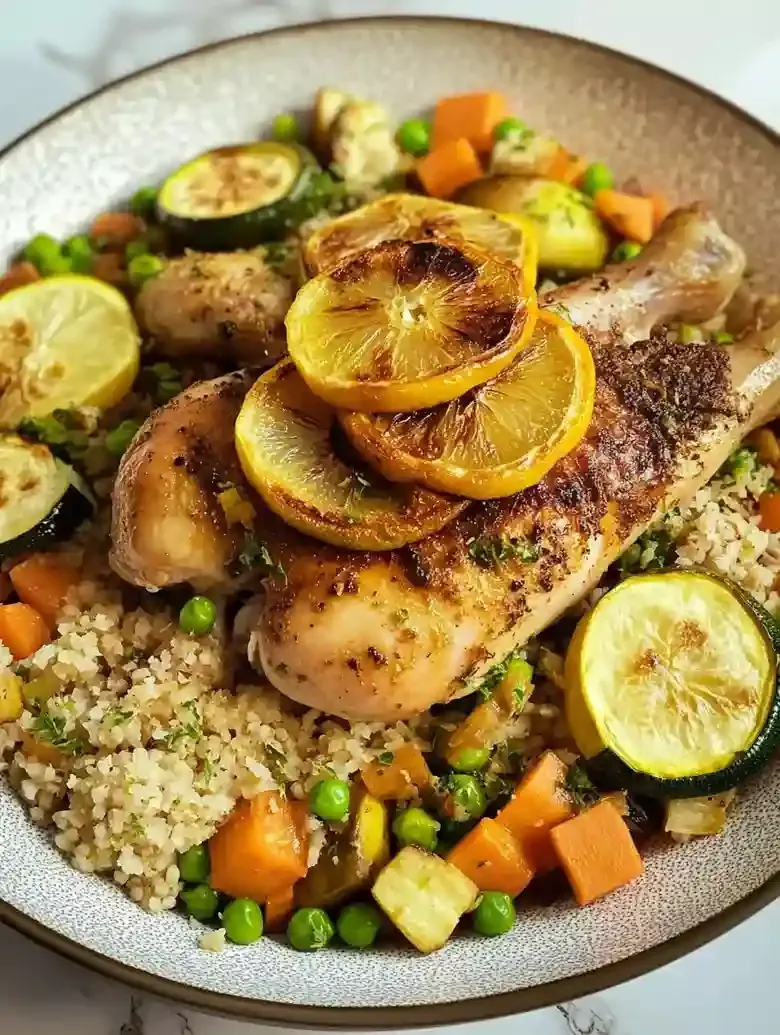 Italian Herb Chicken and Spring Vegetables