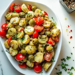 Italian Potato Salad with Tomatoes