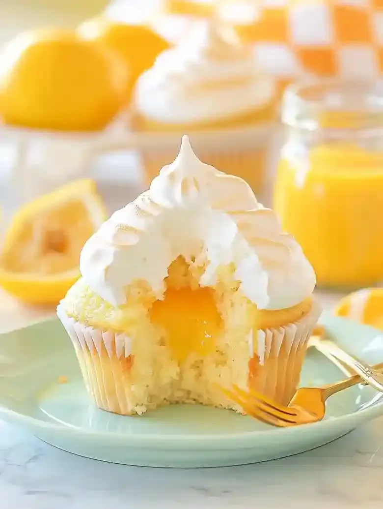 Lemon Meringue Cupcakes | Bake it Well
