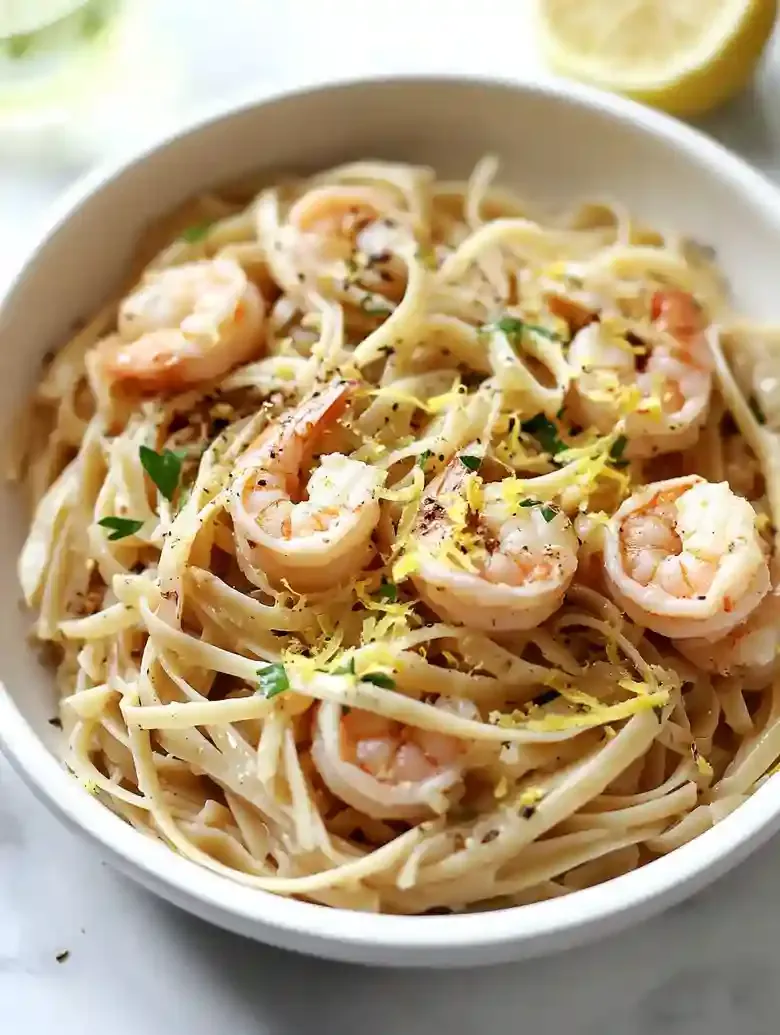 Lemon Shrimp Pasta Recipe