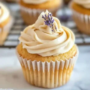 London Fog Cupcakes Creamy Buttercream