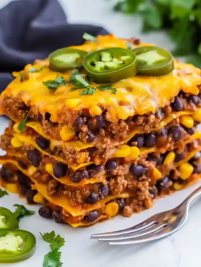 Mexican Taco Lasagna Casserole Recipe