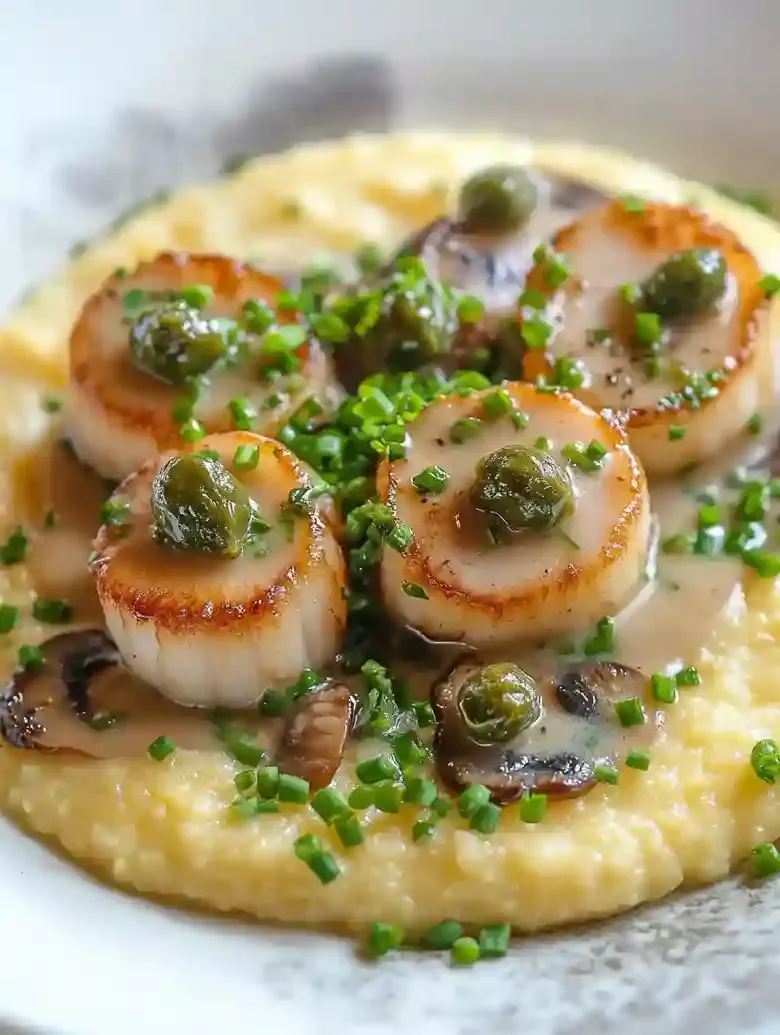 Mushroom Scallops with Cooking Oil