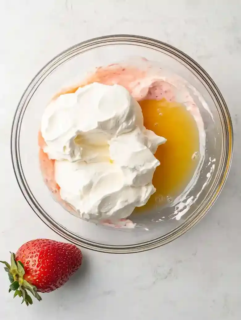no bake strawberry cheesecake dip dessert