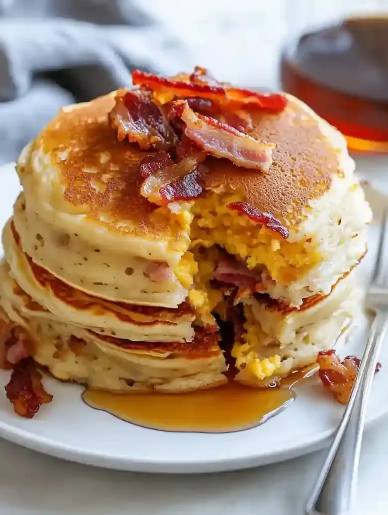 Pancake Grilled Cheese Delight